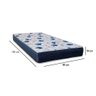 Colchão Solteiro Ortobom ISO 60 Ortopillow Espuma D28 Azul e Branco 18x88x188 - 6