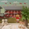 Papel de Parede - Urso fofo jogador de futebol - 3