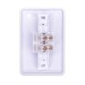 Conjunto Interruptor 1 Tecla Simples + 1 Paralela C/ Placa 4x2 Stylus - Ilumi - 3