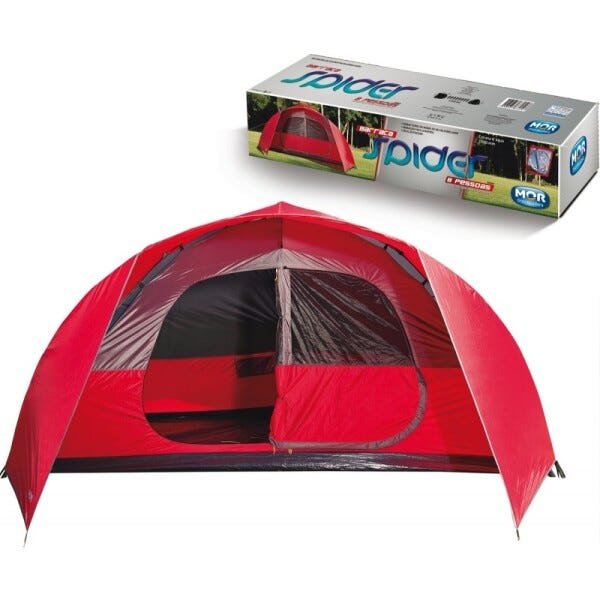 Barraca de Camping MOR Spider Fácil Montagem 8 Pessoas - 2