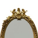 Ver imagem 5 de Espelho Clássico Oval Dourado a:126 L:90 P:13cm para Parede