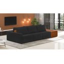 Ver imagem 2 de Sofá Ilha 3 Lugares Living 372cm Modulado para Sala Lary Veludo K01 - D’Rossi