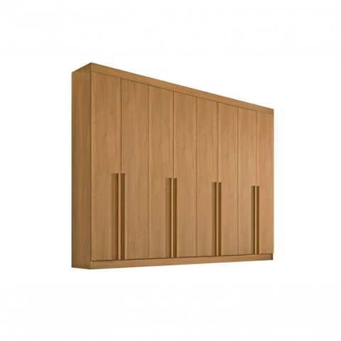 Guarda Roupa Casal 8 Portas 8 Gavetas com Pés Daymont - D' Doro Cinamomo