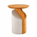 Ver imagem 2 de Mesa Lateral Decorativa para Sala de Estar Soneto