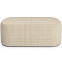 Ver imagem 6 de Cabeceira Cama Box Solteiro 100cm Lanna com Puff Recamier Doha W01 Linho Palha - Lyam Decor