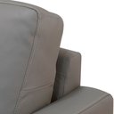 Ver mais imagens de Sofá 3 Lugares para Sala Living Industrial 210cm Ávila L06 Couro Cinza Claro - Lyam Decor