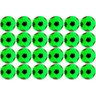 Kit 24x Bola de Vinil Pingo Dente de Leite Futebol - Verde - 2