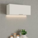 Ver imagem 4 de Armário Aéreo Porta Basculante 80cm Fineze C657 Areia Hp - Henn