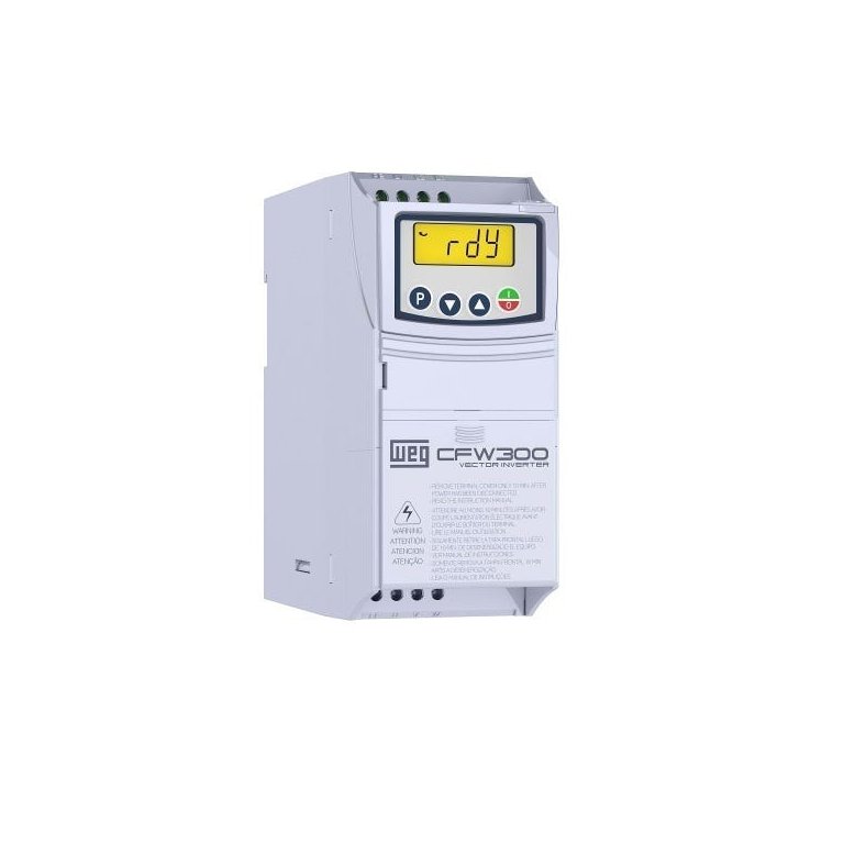 Inversor de Frequencia Weg CFW300 Tri 0,5cv 2,6A 220V Inversor de Frequencia Weg CFW300 Tri 0,5cv 2,6A 220V