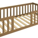 Ver imagem 3 de Cama Montessoriana Solteiro com Grades de Proteção Nogueira