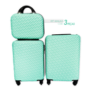 Ver imagem 2 de Kit De 3 Malas De Viagem Verde Água