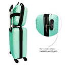 Ver imagem 1 de Kit De 3 Malas De Viagem Verde Água