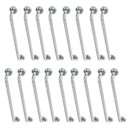 Ver imagem 1 de Alça de Apoio Inox Barra 80cm Acessibilidade Kit 17 Unidades Idoso Quarto