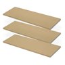 Combo 6 Prateleiras Mdf Cru 60x20 cms Sem Suporte - 3