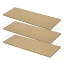 Ver imagem 3 de Combo 6 Prateleiras Mdf Cru 60x20 cms Sem Suporte