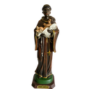 Ver imagem 5 de Imagem De São Benedito Padroeiro Em Resina Especial 31 Cm