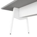 Ver imagem 7 de Mesa de Reunião 200cm para 8 Pessoas com Caixa de Tomadas Industrial Executive Cinza/Sagrado/Branco