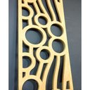 Ver imagem 5 de Painel Vazado Divisória Mdf Nairóbi Crú - 0,90x2,70m