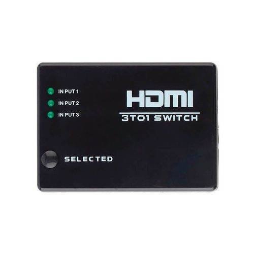 Adaptador Switch 3 Portas 4K Ultra Hd 3x1 3 Saidas HDMI Hd - 3