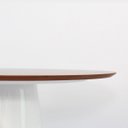 Ver imagem 3 de Mesa de Jantar Cone Oval Oblongo 120x80 Cm Base Laqueado Tampo Freijó