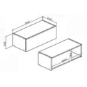 Ver imagem 3 de Armário de Cozinha Modulado Rebeca C/ 1 Porta 70cmn Mel - Movelbento