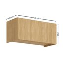 Ver imagem 2 de Armário de Cozinha Modulado Rebeca C/ 1 Porta 70cmn Mel - Movelbento