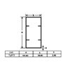 Kit - 02 Barras Perfil Estrutural Pretp - 5cm x 10cm x 3,00m - TG072 - 2