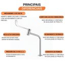 Ver imagem 4 de Torneira para Banheiro Global Medic Meber Metais Cromado