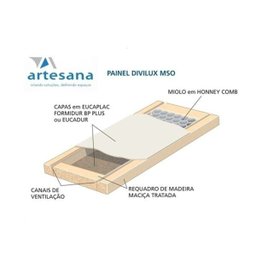 Painel Mso 35x1202x2110 - Branco Max - Eucaplac - 2