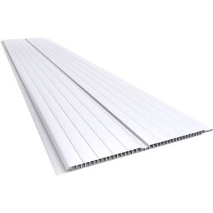 Forro Pvc em Régua Gemini Frisado 7 X 200 X 6000 Mm Plasbil