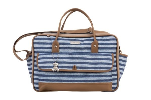 Bolsa Média 231 Jeans Listrado - 1