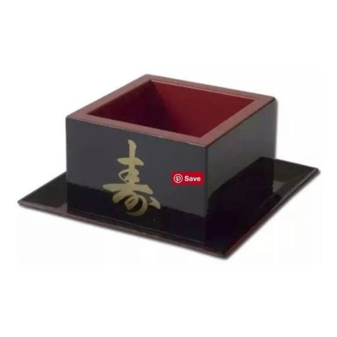 Kit com 10 Copos Sake Massu Saque Ideograma Japonês 150Ml