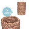 Cesto Artesanal De Palha Natural Decoração Pequeno 29x19cm - 3