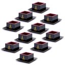 Ver imagem 1 de Kit com 10 Copos Sake Massu Saque Ideograma Japonês 65Ml