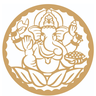 Mandala Ganesha - Mdf - Cru - Quadro Adesivo - 30cm - 1