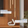 Estante para Tv até 75 Polegadas Valencia New 2 Portas com Led 100% Mdf Naturalle - Mavaular - 4