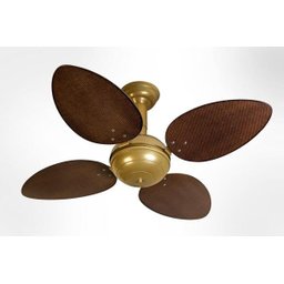 Ventilador de Teto Office Jet Venti-Delta Gold 4 Pás Rattan Tabaco 220V - 1