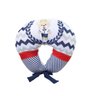 Almofada Amamentação Estampada Bebê Menino com Enchimento e Zíper - Urso Rei - 1