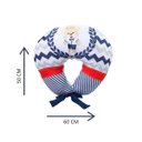 Ver imagem 4 de Almofada Amamentação Estampada Bebê Menino com Enchimento e Zíper - Urso Rei