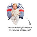 Ver mais imagens de Almofada Amamentação Estampada Bebê Menino com Enchimento e Zíper - Urso Rei