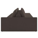Ver imagem 6 de Sofá Ilha Modular com Puff para Sala Living 392cm Georgia K04 Veludo Marrom - Mpozenato