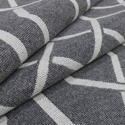 Tapete Passadeira Antiderrapante 1,30 x 0,45 Damasco Cinza - 4