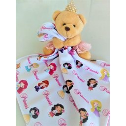 Manta Baby, Enxoval, Saída Maternidade, Chá de Bebe, Presente para Bebe, Manta Princess - 5