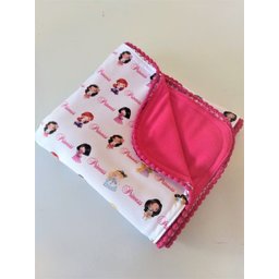 Manta Baby, Enxoval, Saída Maternidade, Chá de Bebe, Presente para Bebe, Manta Princess - 3
