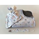 Ver imagem 2 de Manta Baby, Enxoval, Saída Maternidade, Chá de Bebe, Naninha, Prendedor Chupeta