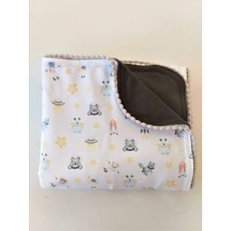 Manta Baby, Enxoval, Saída Maternidade, Chá de Bebe, Naninha, Prendedor Chupeta - 6