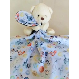Naninha, enxoval, saída maternidade, ursinho, bebe, Chá de bebê, personalizado, astronauta - 3