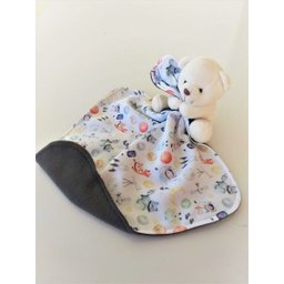 Naninha, enxoval, saída maternidade, ursinho, bebe, Chá de bebê, personalizado, astronauta - 2