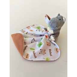 Naninha, enxoval, saída maternidade, ursinho, bebe, Chá de bebê, personalizado, Safari - 3
