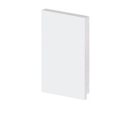Rodapé Poliestireno 20cm Liso Branco 50020 Arquitech - 1